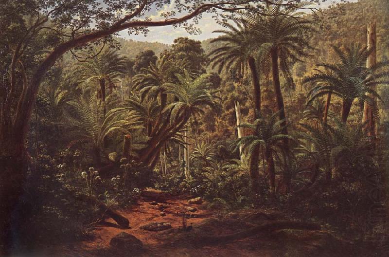Eugene Guerard Fentree Gully in the Dandenong Ranges china oil painting image